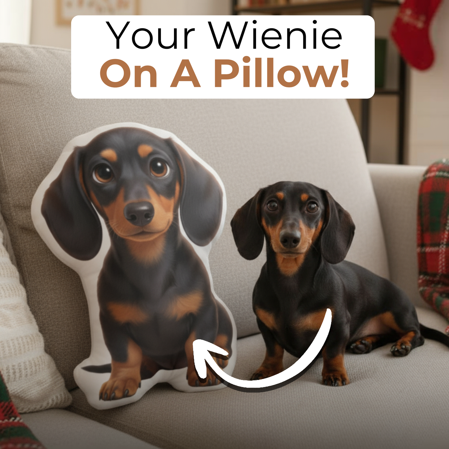 WienieWay Custom Pillow