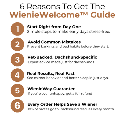 WienieWelcome™ - The Complete Guide For New Dachshund Owners