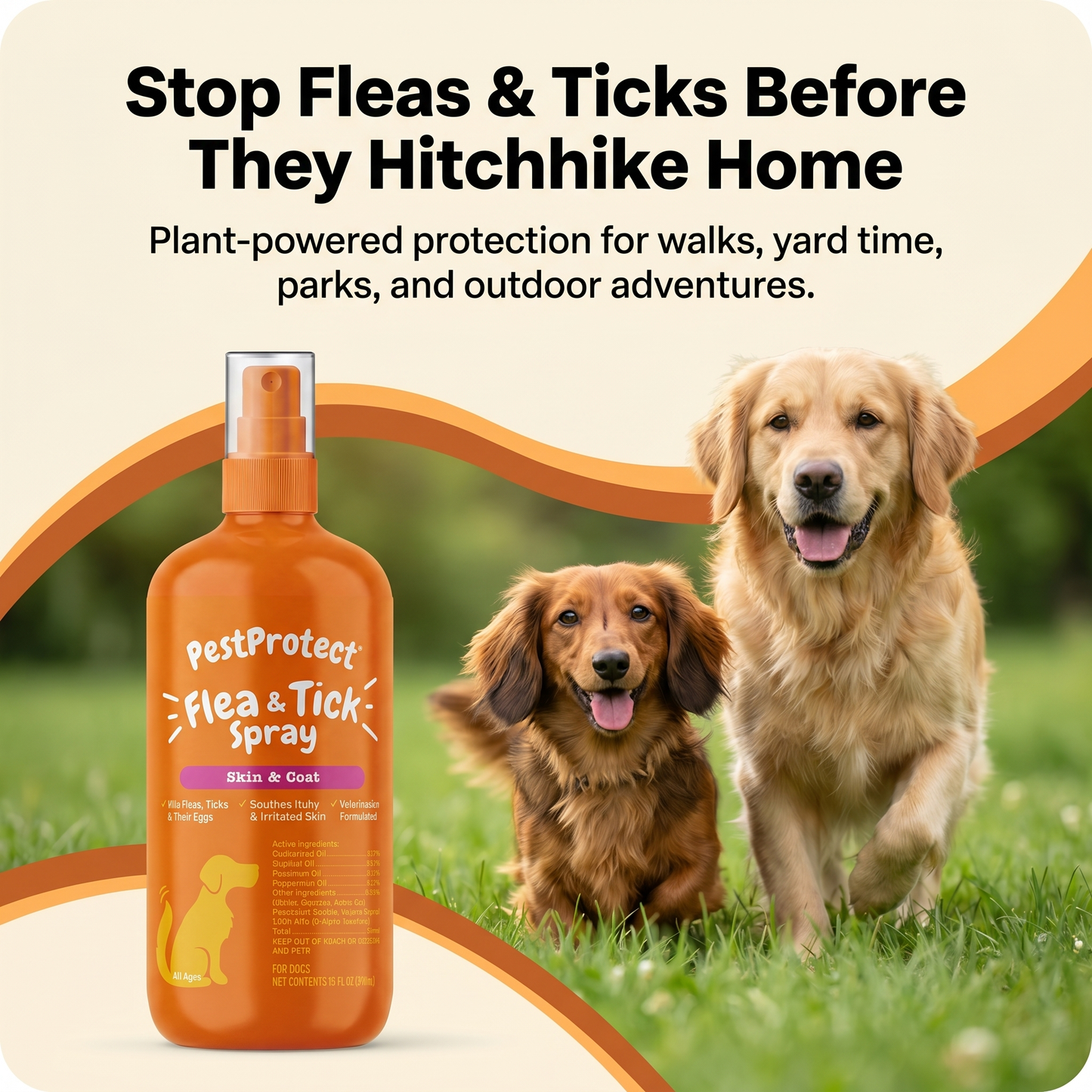 All Natural Flea & Tick Spray