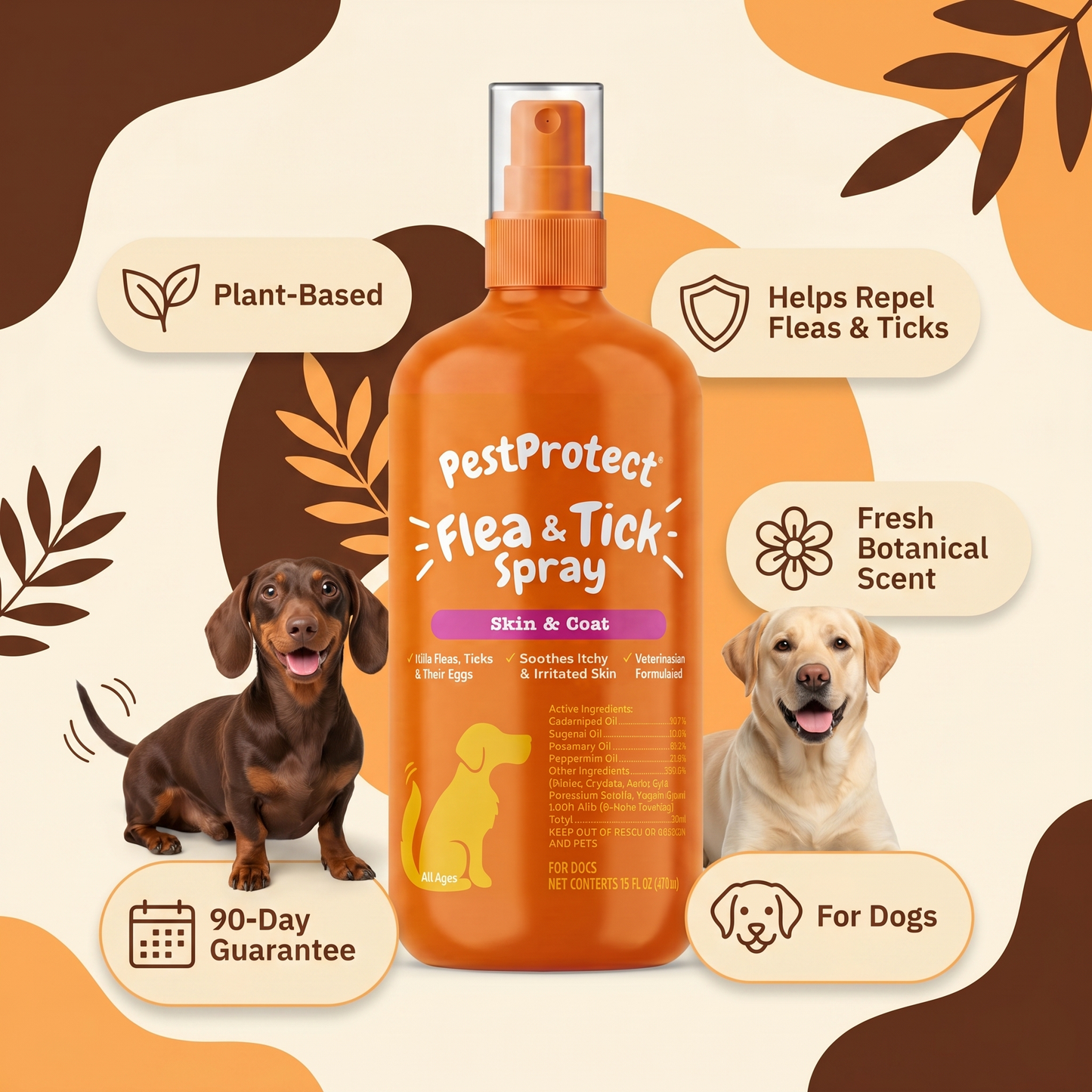 All Natural Flea & Tick Spray