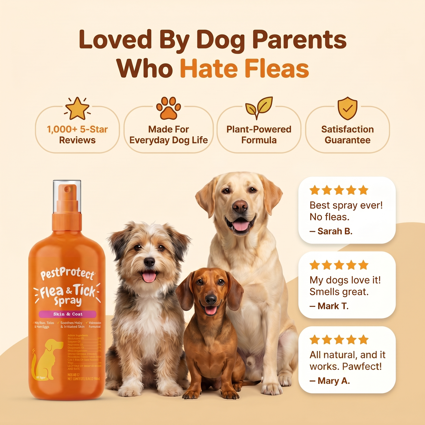 All Natural Flea & Tick Spray
